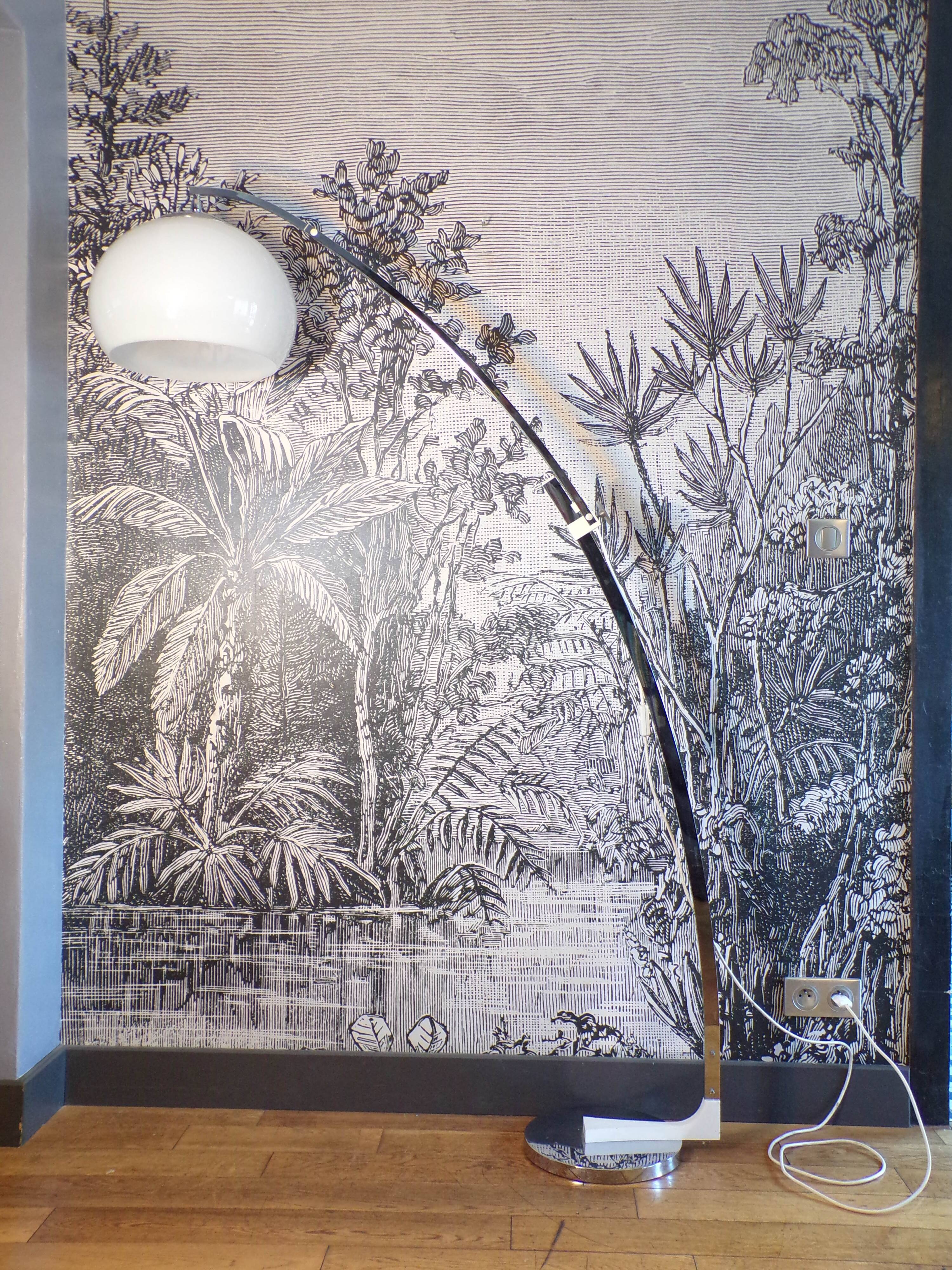 Arc floor lamp 1970 by Solken lights
