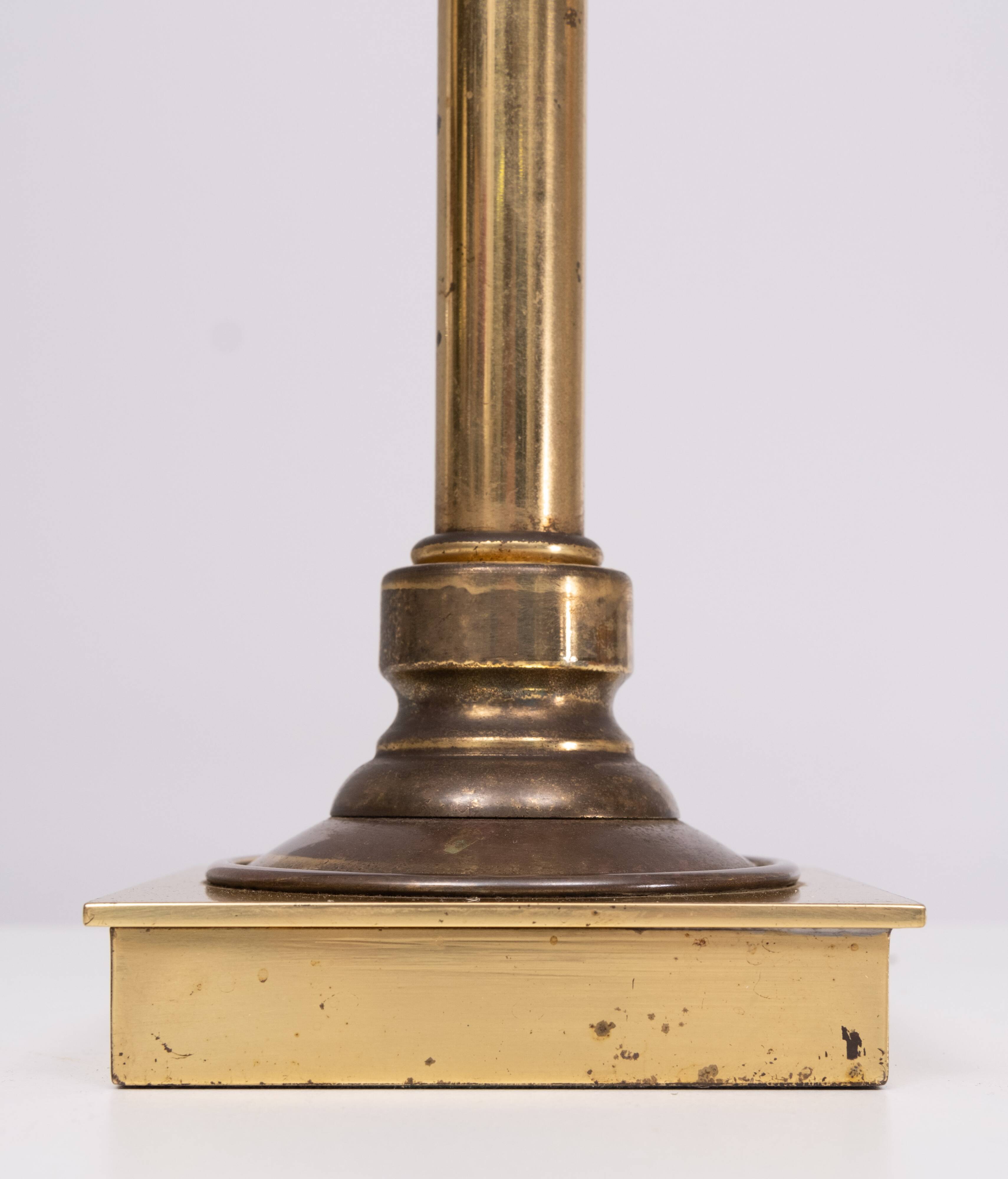 High Classic Brass Table lamps 1970s Germany