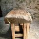 Ancient French oak table | Rustic console | 19th century
