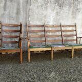 Vintage oak living room