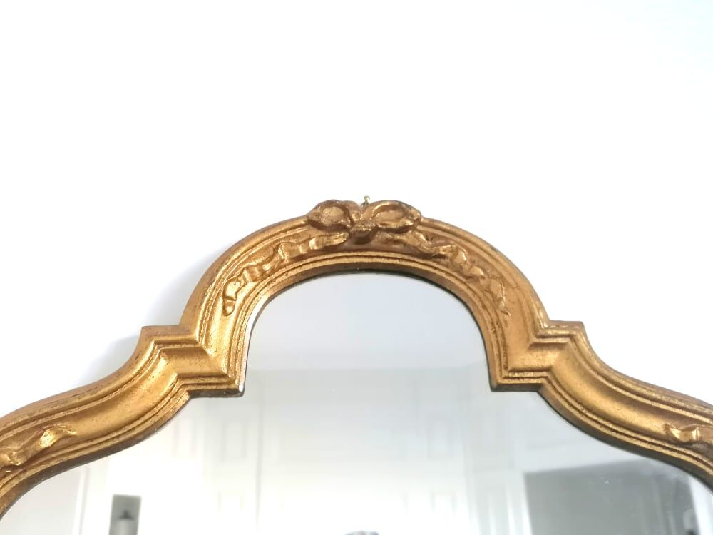 Louis XV style gilded mirror 38x58cm