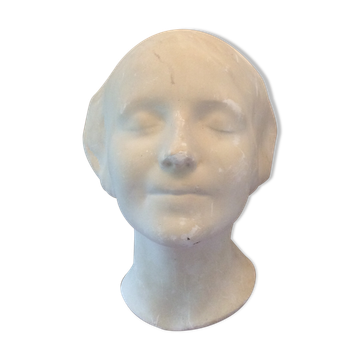 Tête en plâtre