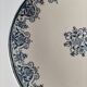 Ironstone compote by Manufacture Clairefontaine, Regency decoration, circa 1900.