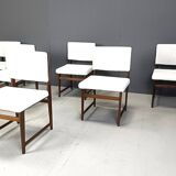 Mid century teak scandinavian dining chairs, 1960s
