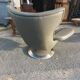 Chair swivel House Moss leather grey year 2000