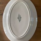 BFK Boch Frères Keramis oval dish, Capucines model, small model