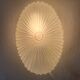 Vintage oval frosted glass ceiling light