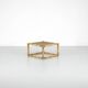 Bamboo & rattan coffee table, Italy 1960s.