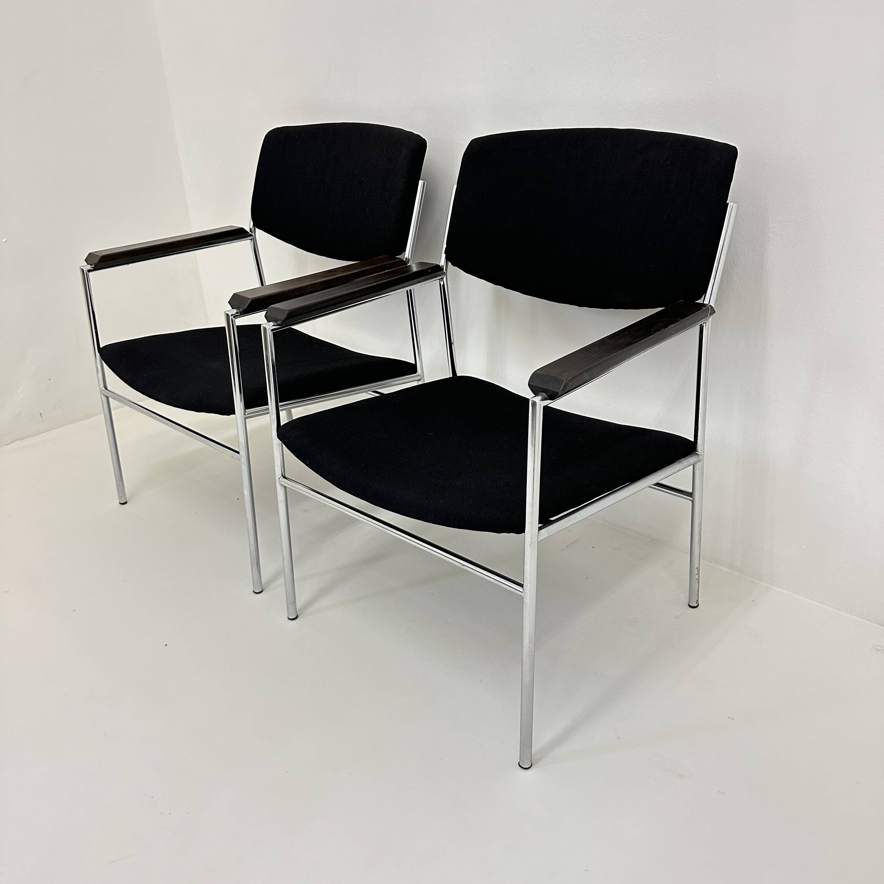 Gijs van der Sluis Minimalist Lounge chair , 1970s