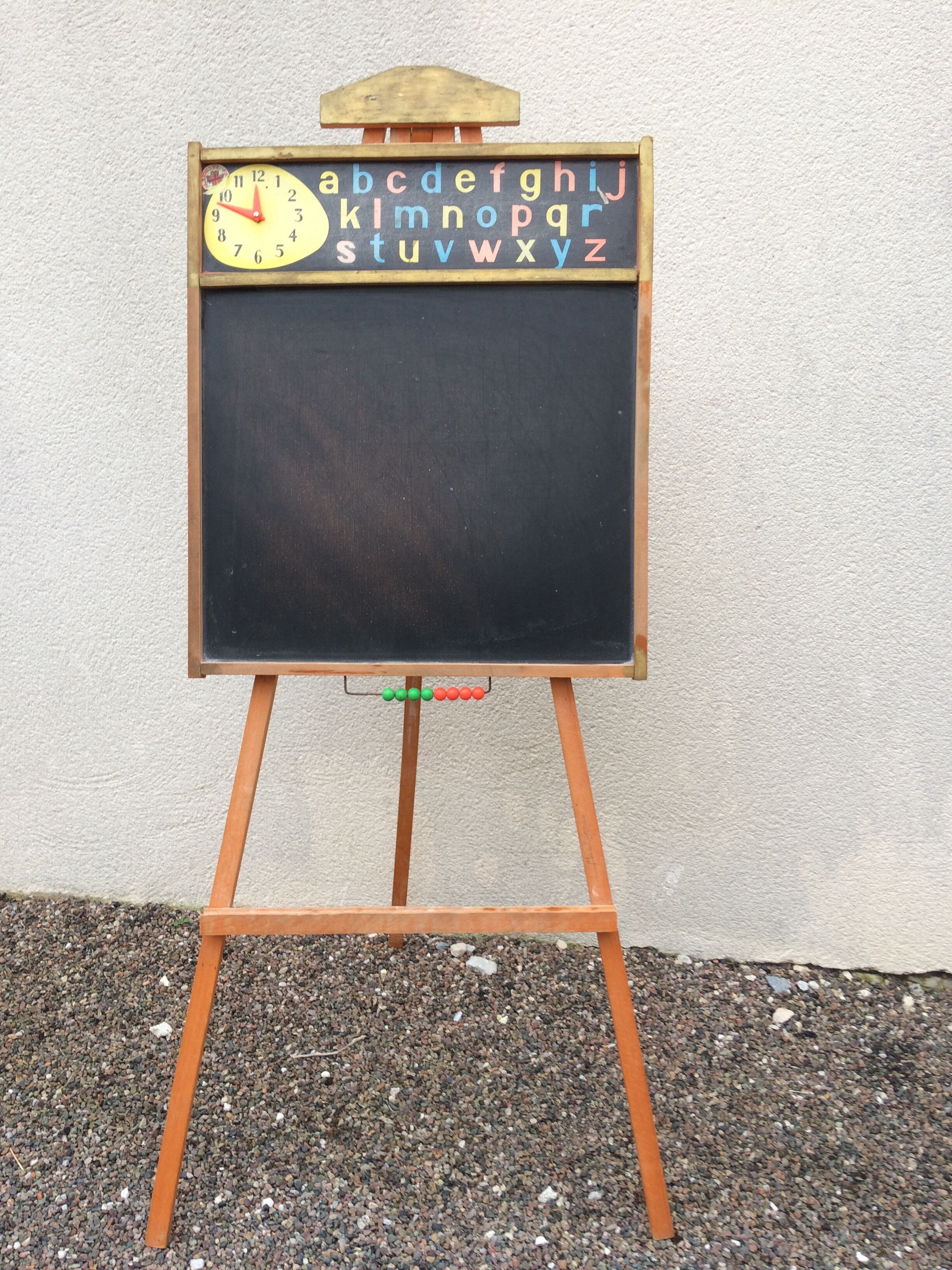 Tableau d'écolier vintage