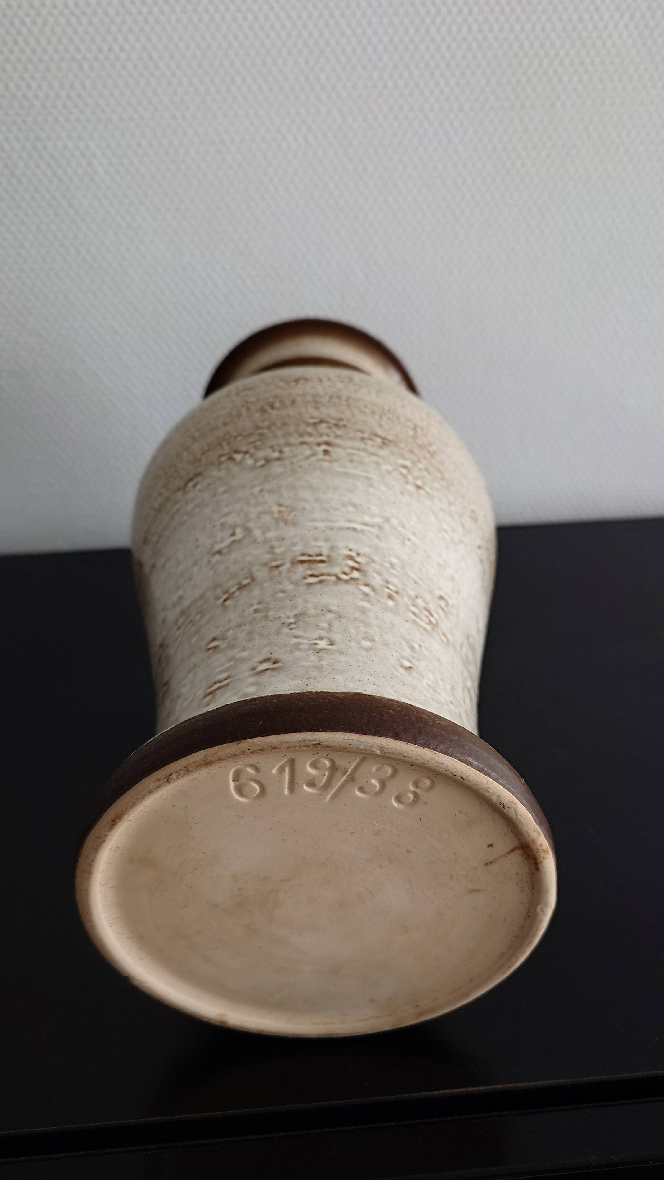 Large vintage ceramic vase in European style West Germany – 1960s-70s