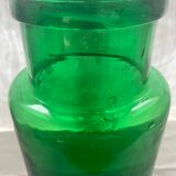 Vase - apothecary bottle in green glass
