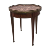 Table in wood, pink breo marble Louis XVI style