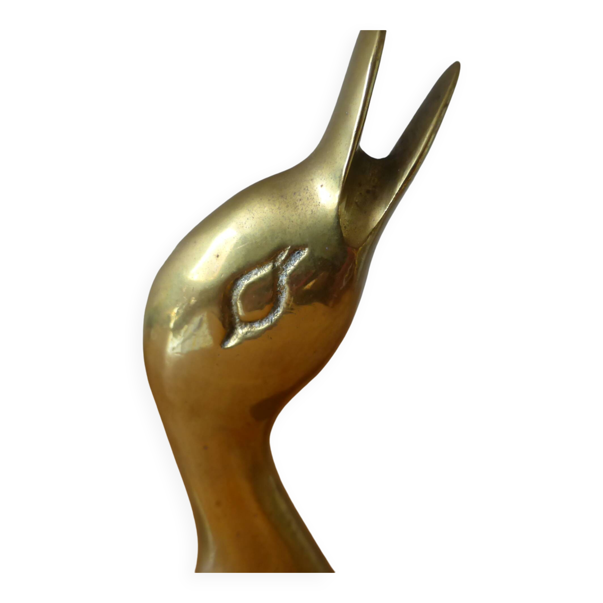 Vintage Brass Duck 240511