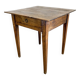 Square farmhouse table in solid oak