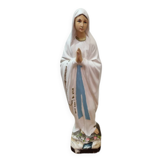 Vierge Marie, statue plâtre début XXéme