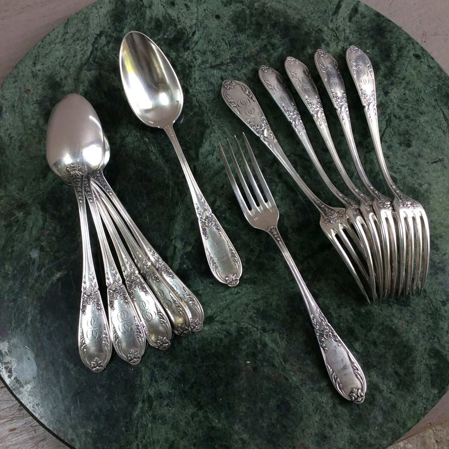Set of 6 complete dessert cutlery