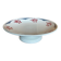 Plate mounted on pedestal Salins France Rouge E. Charbonnier
