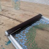 6 verres et plateau Art Déco