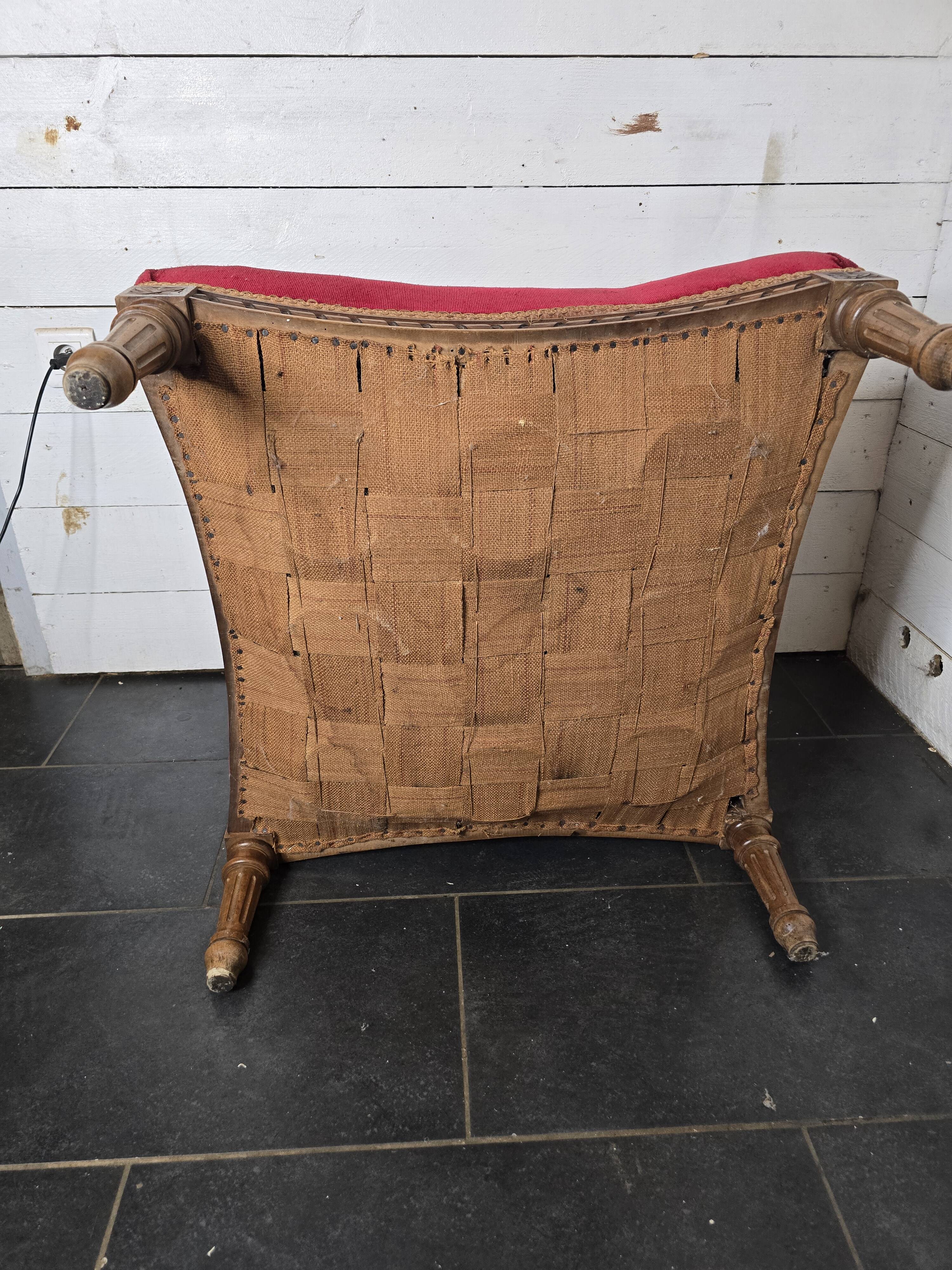 Old Louis XVI style footrest