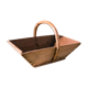 Vintage wooden basket
