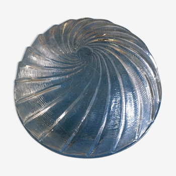 Petit globe rond en verre en forme de spirale
