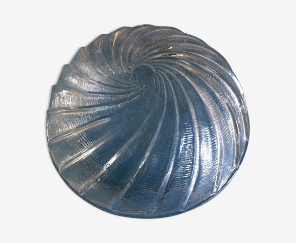 Petit globe rond en verre en forme de spirale