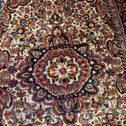 Handmade antique Persian Sarouk rug 3.1' x 5.2' (94cm x 158cm) 1900s