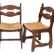 Set of 6 chairs by Guillerme and Chambron