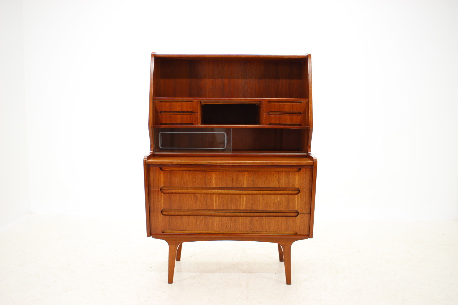 Mid-century Danish teak secretaire, 1960s