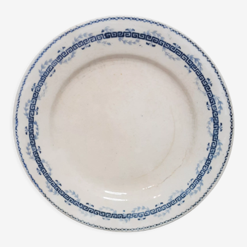 Earthenware dessert plate Terre de Fer , Austerlitz