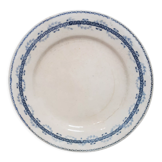 Earthenware dessert plate Terre de Fer , Austerlitz