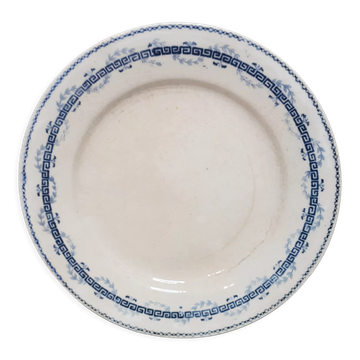 Earthenware dessert plate Terre de Fer , Austerlitz