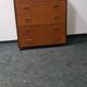 Vintage Swedish teak chest of drawers