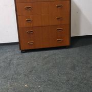 Vintage Swedish teak chest of drawers