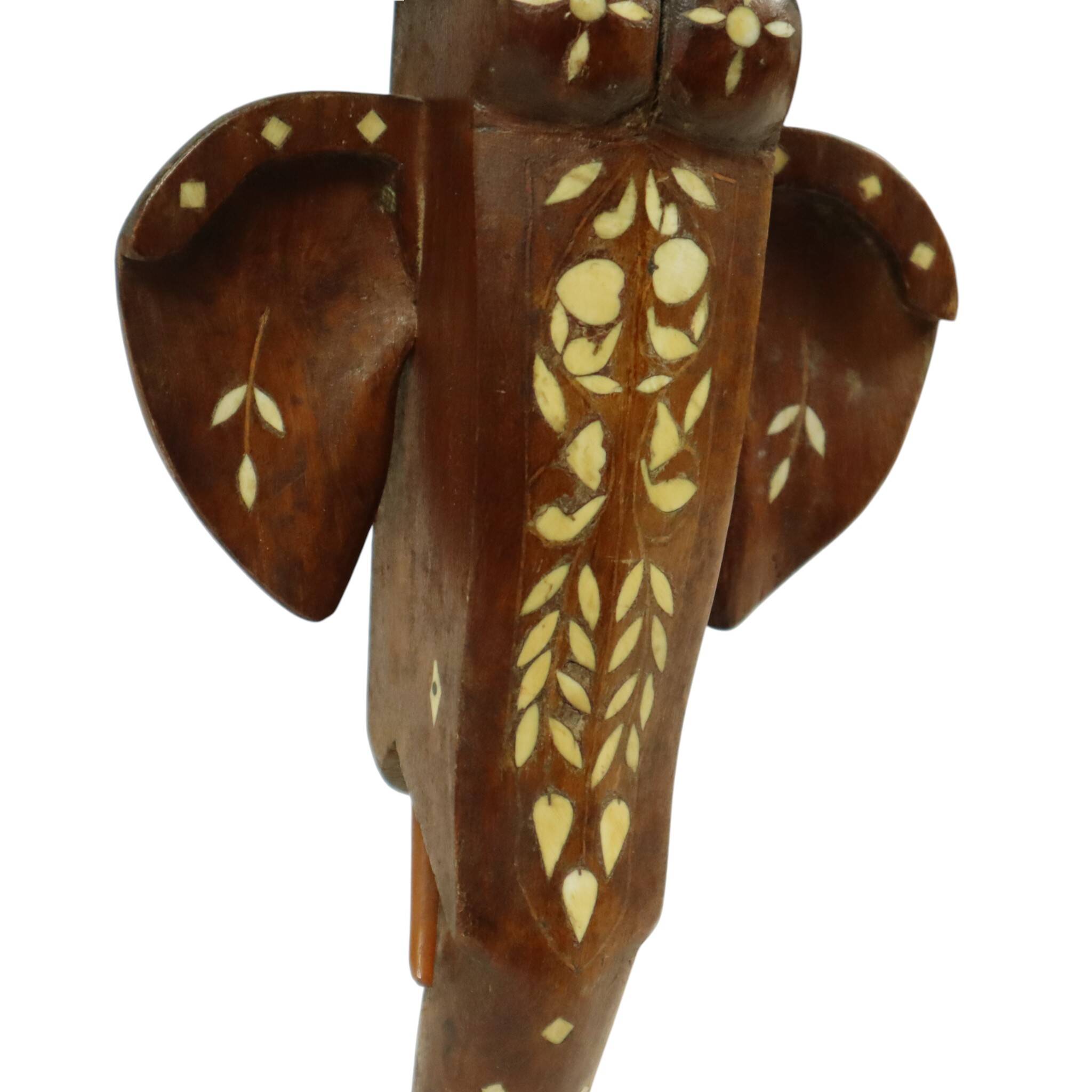 Anglo-Indian Taj Mahal Side Table Plant Table Teak 41cm