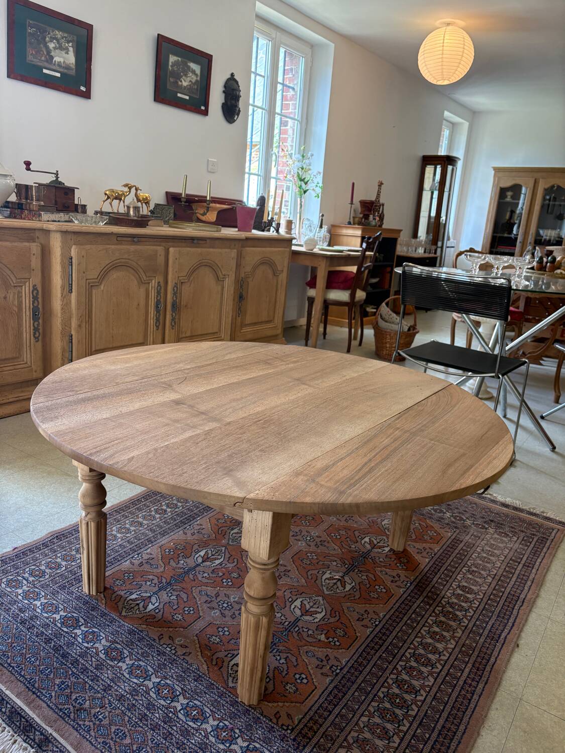 Table basse ronde aerogommée