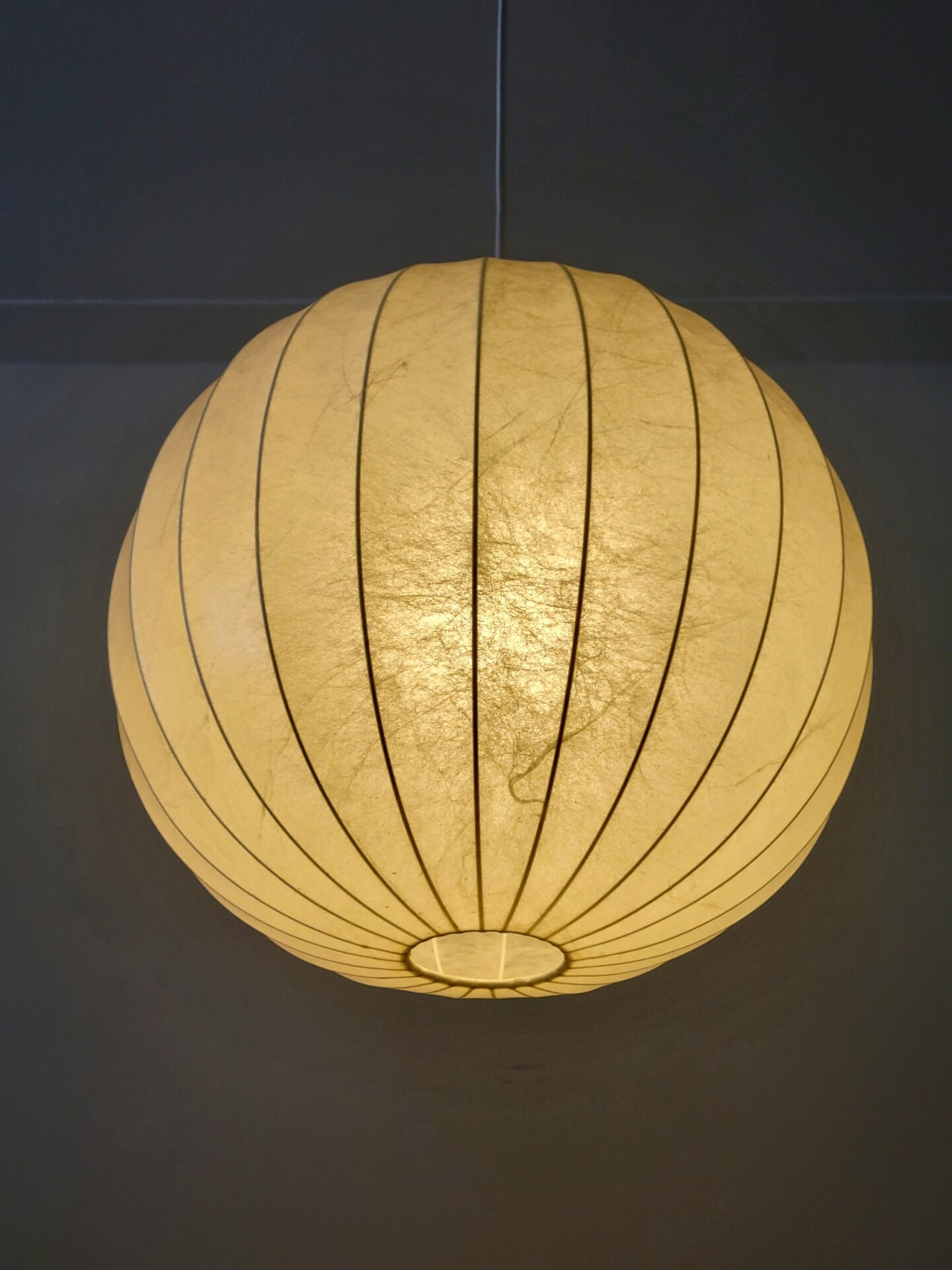 Large Goldkant Cocoon pendant lamp, Germany, 1960s