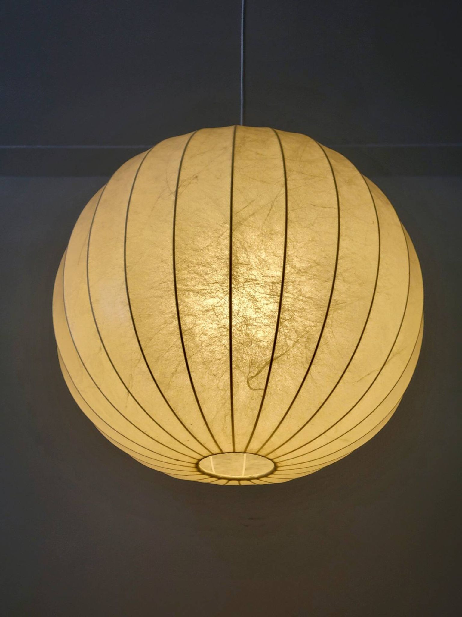 Large Goldkant Cocoon pendant lamp, Germany, 1960s