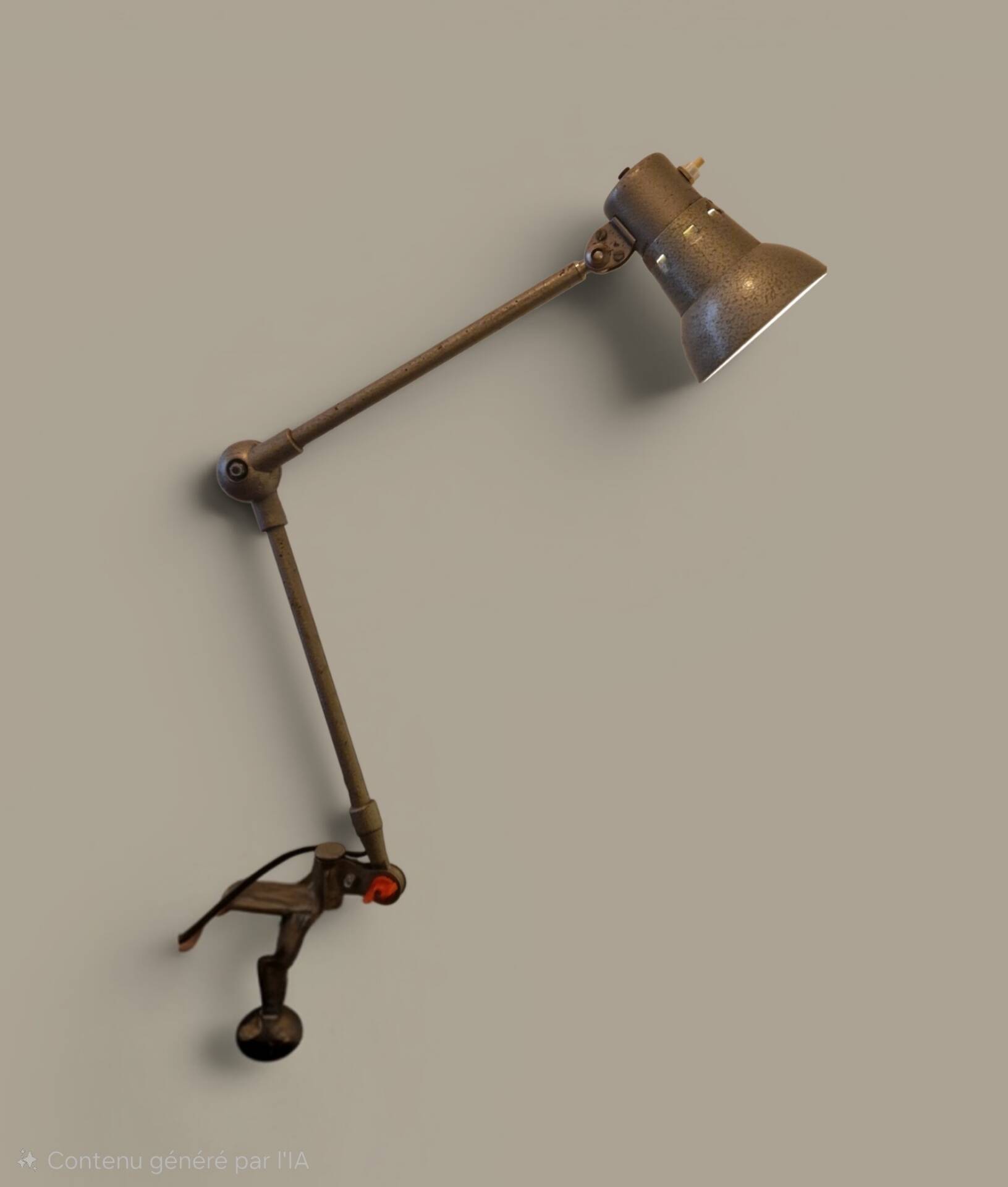 Vintage industrial architect lamp lumina – 1950s/60s