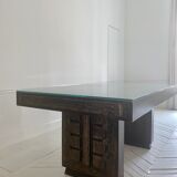 Brutalist table - Art Deco