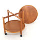 Danish Trolley with Removable Tray - teak