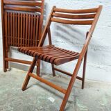 Vintage wooden folding chair