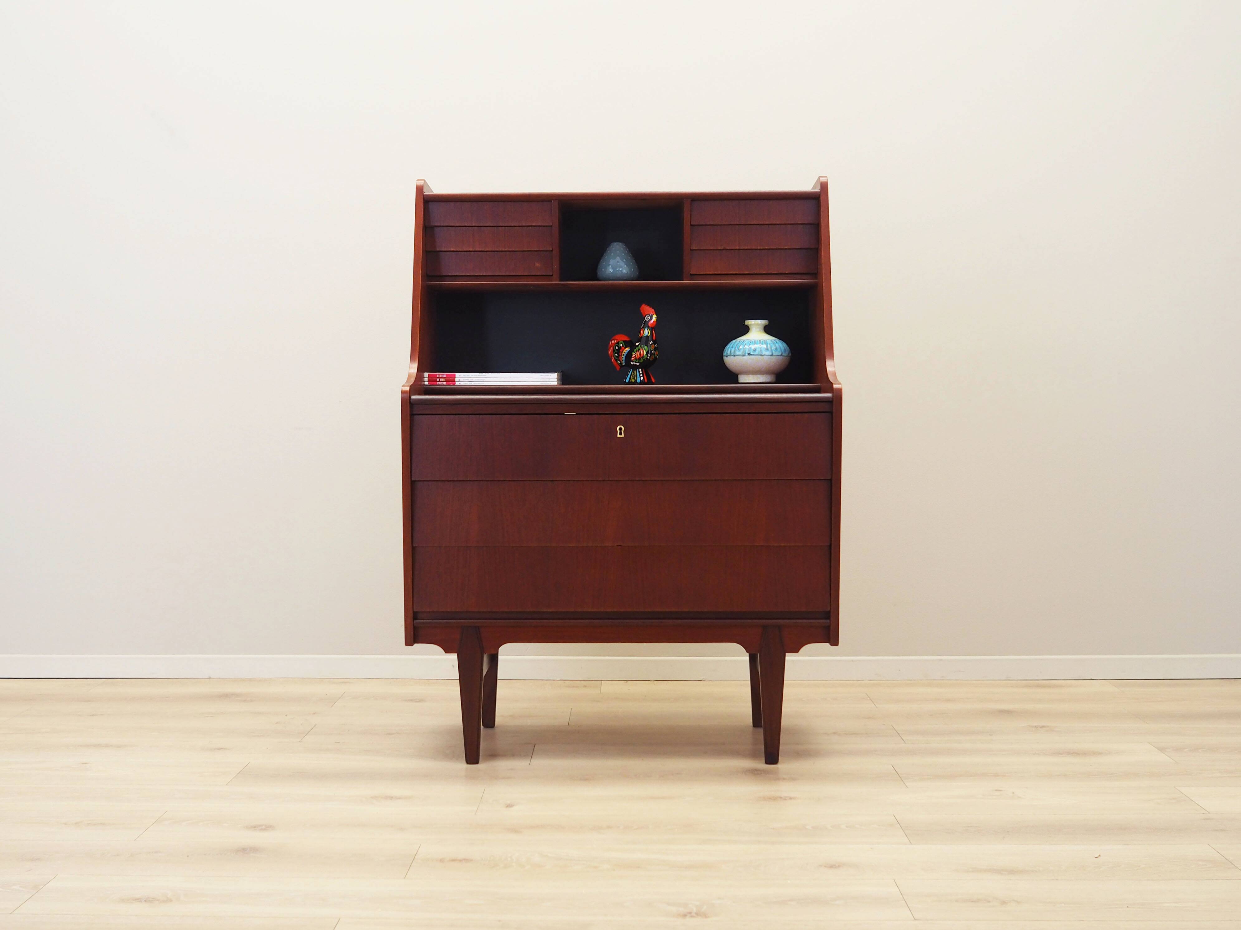 Teak secretary, Danish design, 1970s, production: Denmark