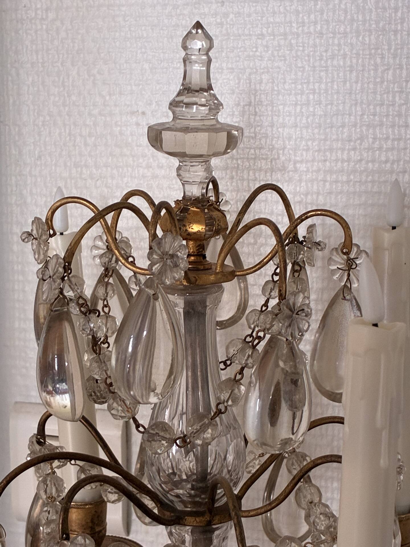Candle holder or four-armed candelabrum