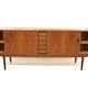 Scandinavian teak sideboard "Trio", Nils Jonsson, Troeds, Sweden, 1960