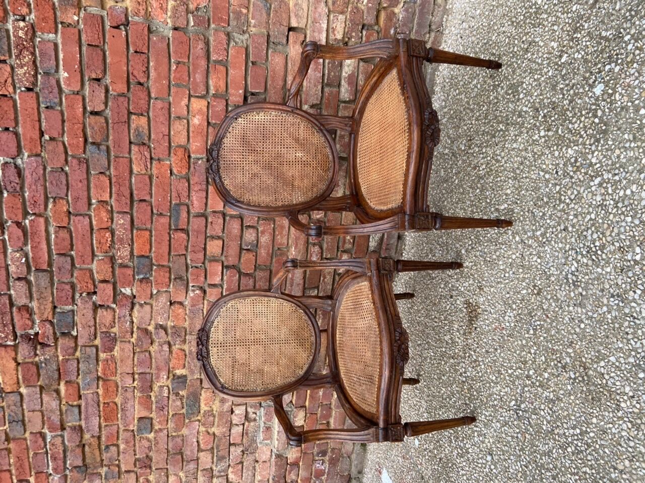 Fauteuils cannés d’époque Louis XVI Etienne Meunier