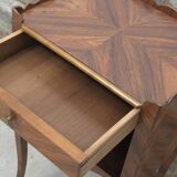 Louis XV style marquetry bedside table