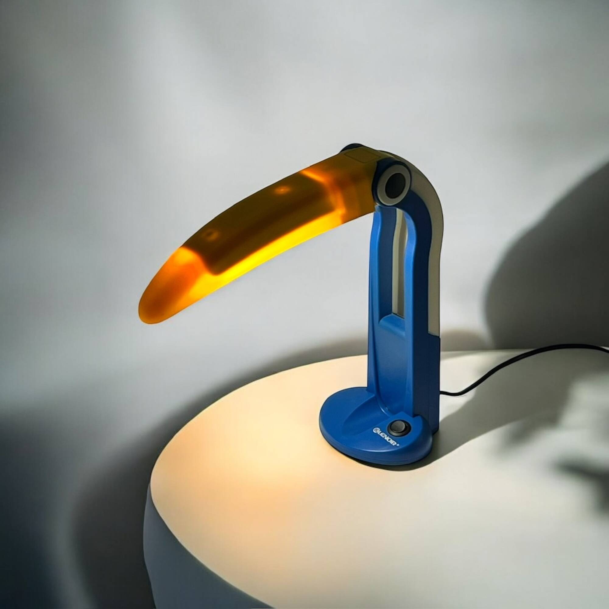 Toucan Multicolor 80s Table Lamp by HT Huang for Lenoir Italy