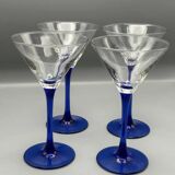 Set of 4 Luminarc cocktail glasses made in France